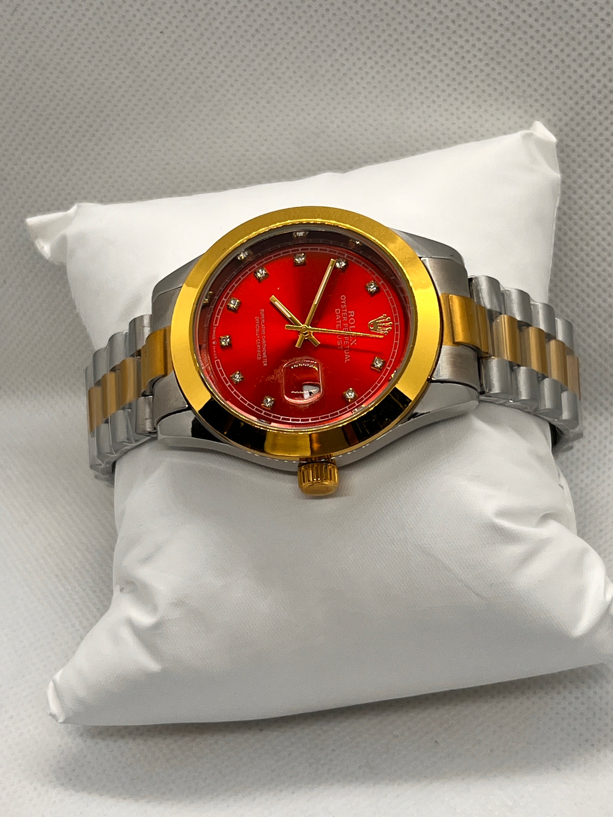 ORV Regal Two-Tone Stainless Steel Date Men's Watch