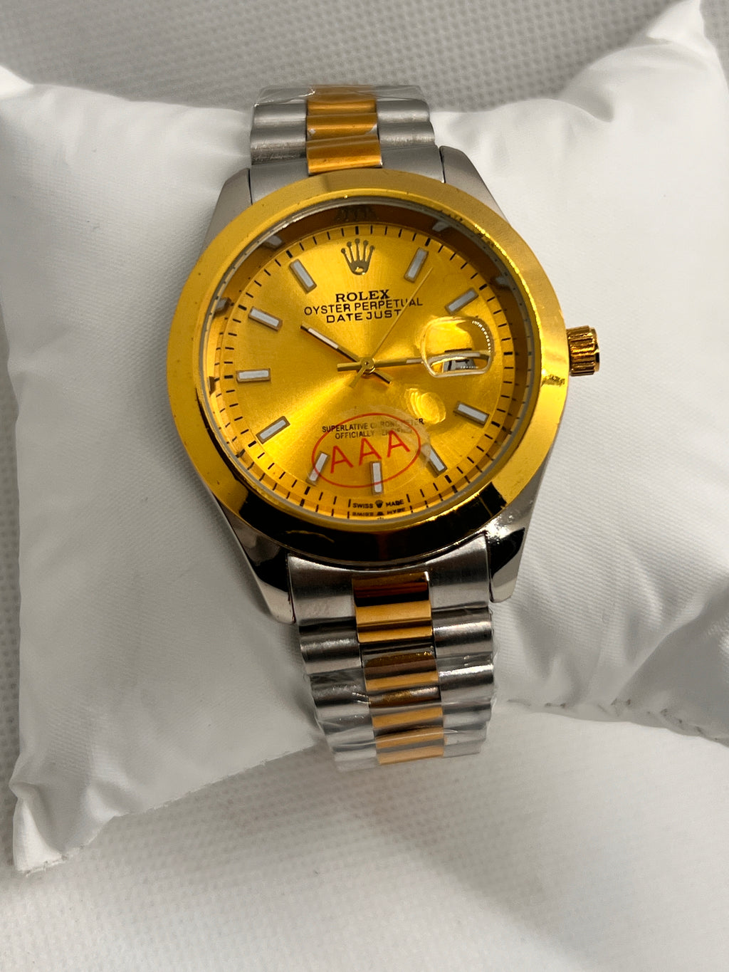 ORV Regal Two-Tone Stainless Steel Date Men's Watch