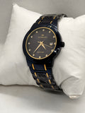 RVD Sapphire Midnight Blue Grey Dial Date Men's Watch