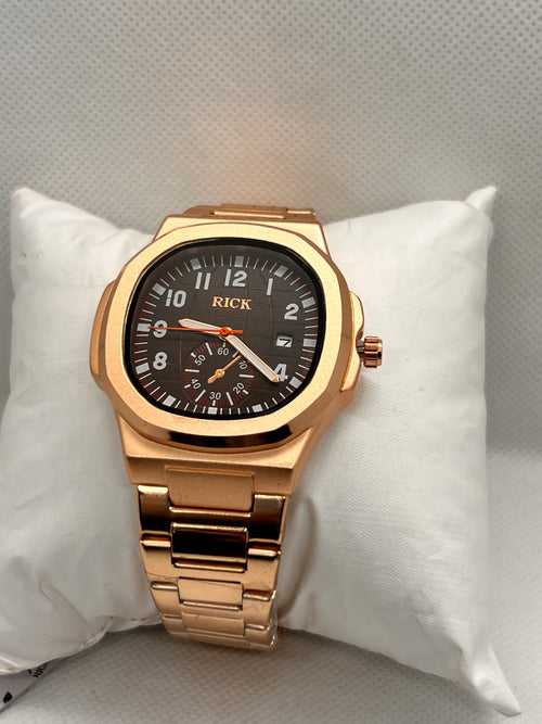 RCK Octagon Sub-Dial Date Quartz Men's Watch