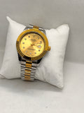 ORV Regal Fluted Bezel Automatic Two-Tone Men's Watch